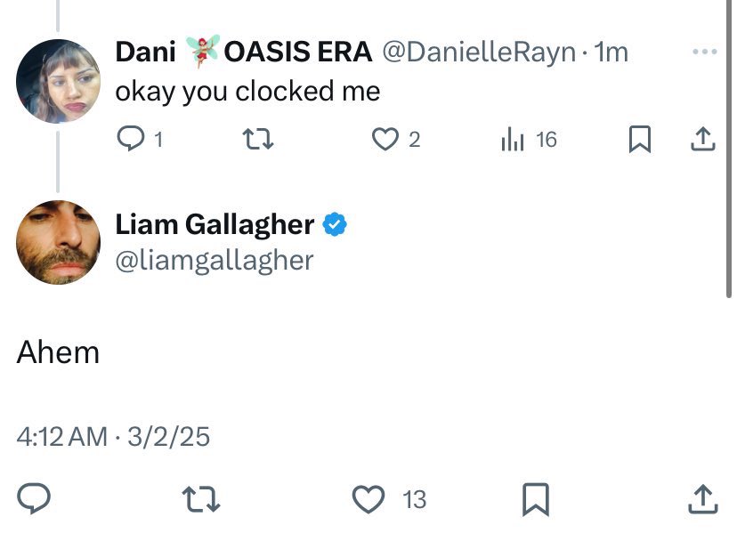 Dani 🧚🏼‍♀️ SAW OASIS tweet media