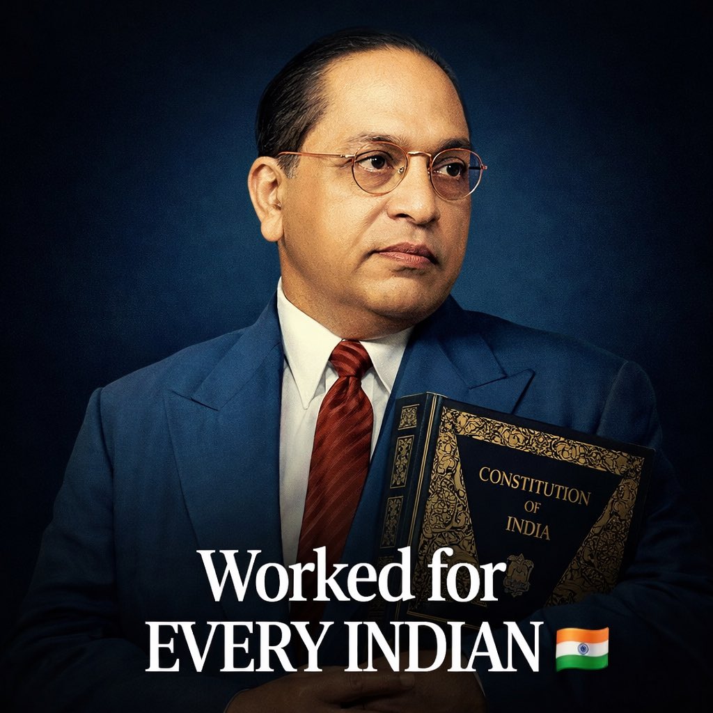According to some people, he did everything for his community only… Really?? 🤔

- Then who gave India its Constitution? 📜
- Who fought for women’s rights &amp; equality? 👩‍⚖️
- Who reduced working hours from 12 to 8? ⏰
- Who supported maternity leave? 🤱
- Who gave divorce rights