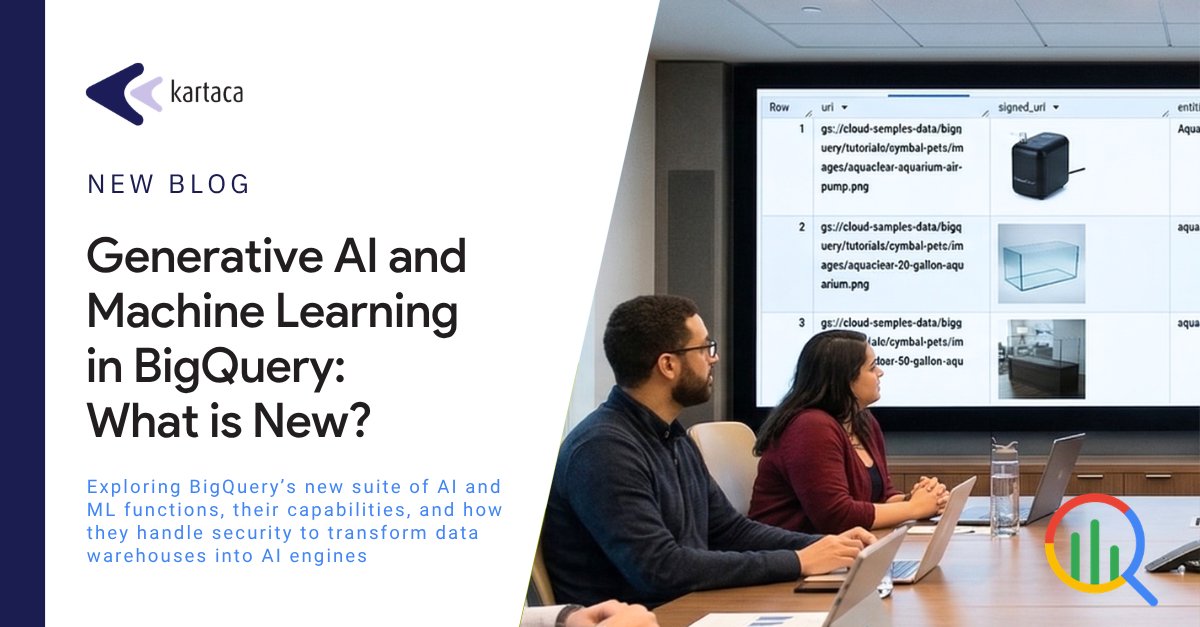 KartacaOfficial's tweet image. Gone are the days when running #LLMs on your data required complex Python pipelines, data movement, or specialized infrastructure. With the latest updates, you can access state-of-the-art generative models directly within #BigQuery 👉 kartaca.com/en/generative-…

#kartaca