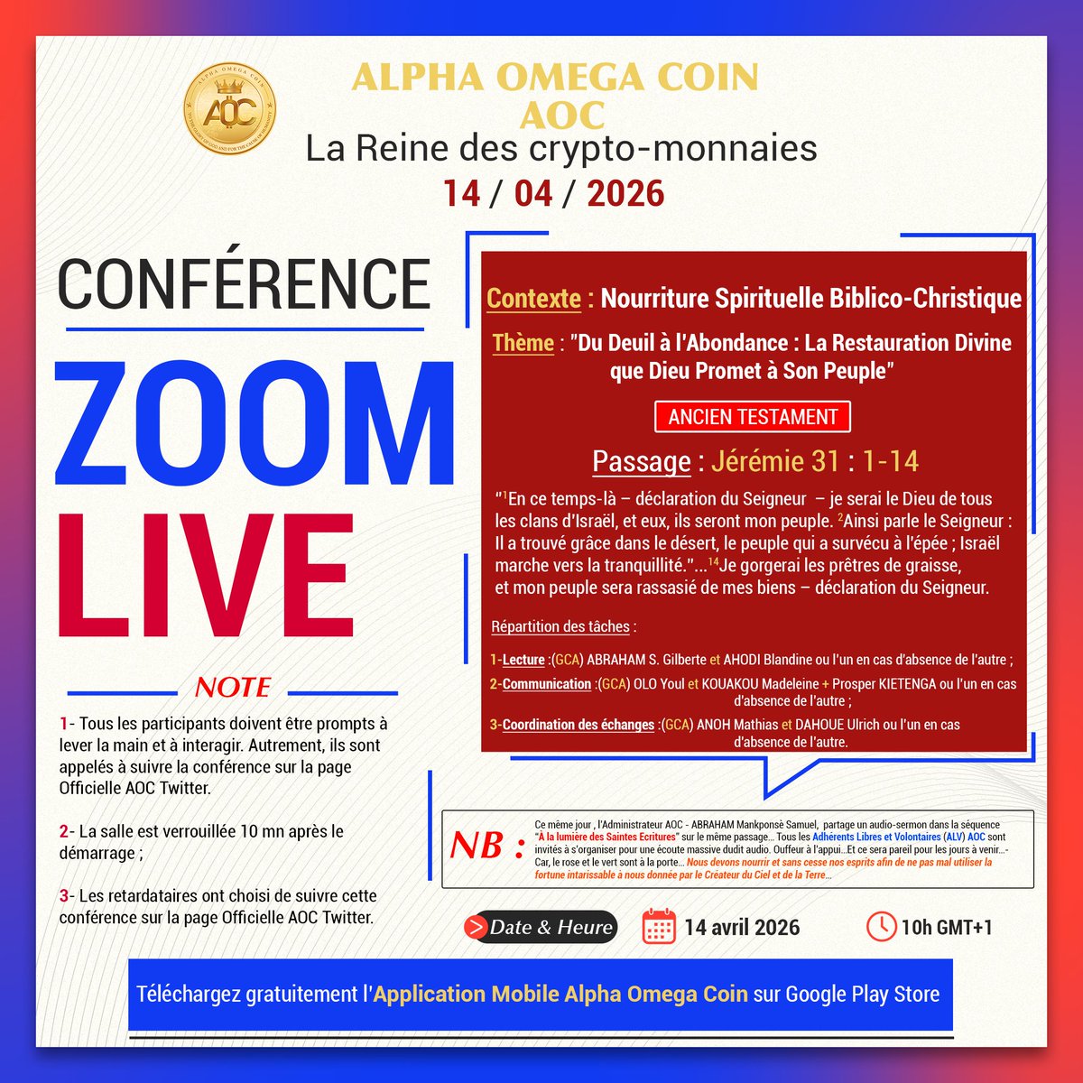 Alpha Omega Coin tweet media