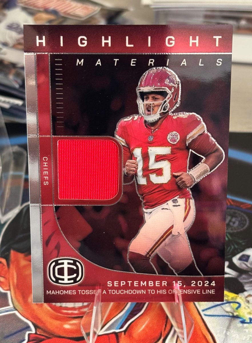 Today’s giveaway: just pulled Patrick Mahomes patch card! 
Follow✅ and Repost✅ to enter
Winner Sunday!