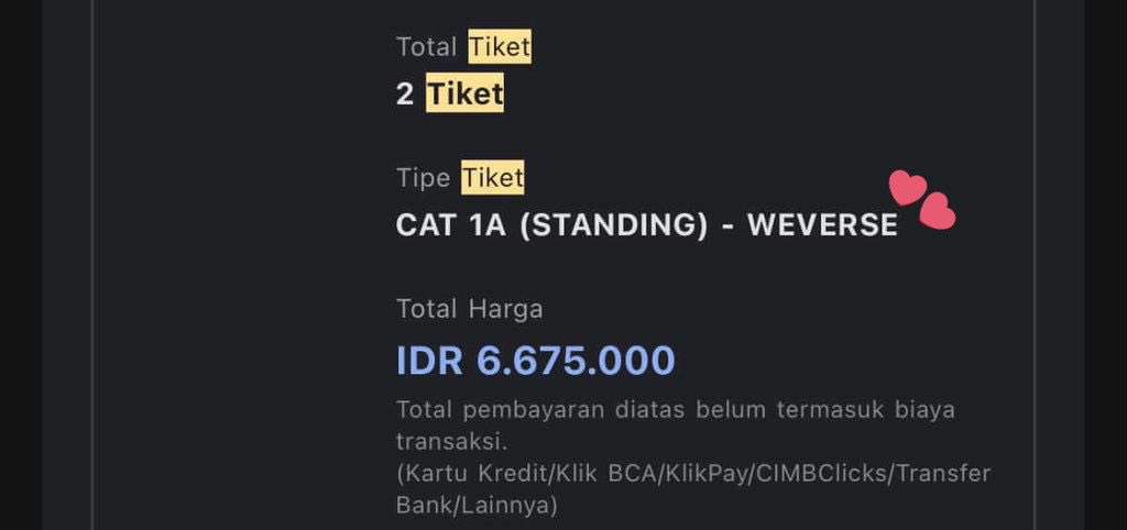 jee ✧˚₊‧~ WTS CAT 1A PULSE ON JAKARTA tweet media