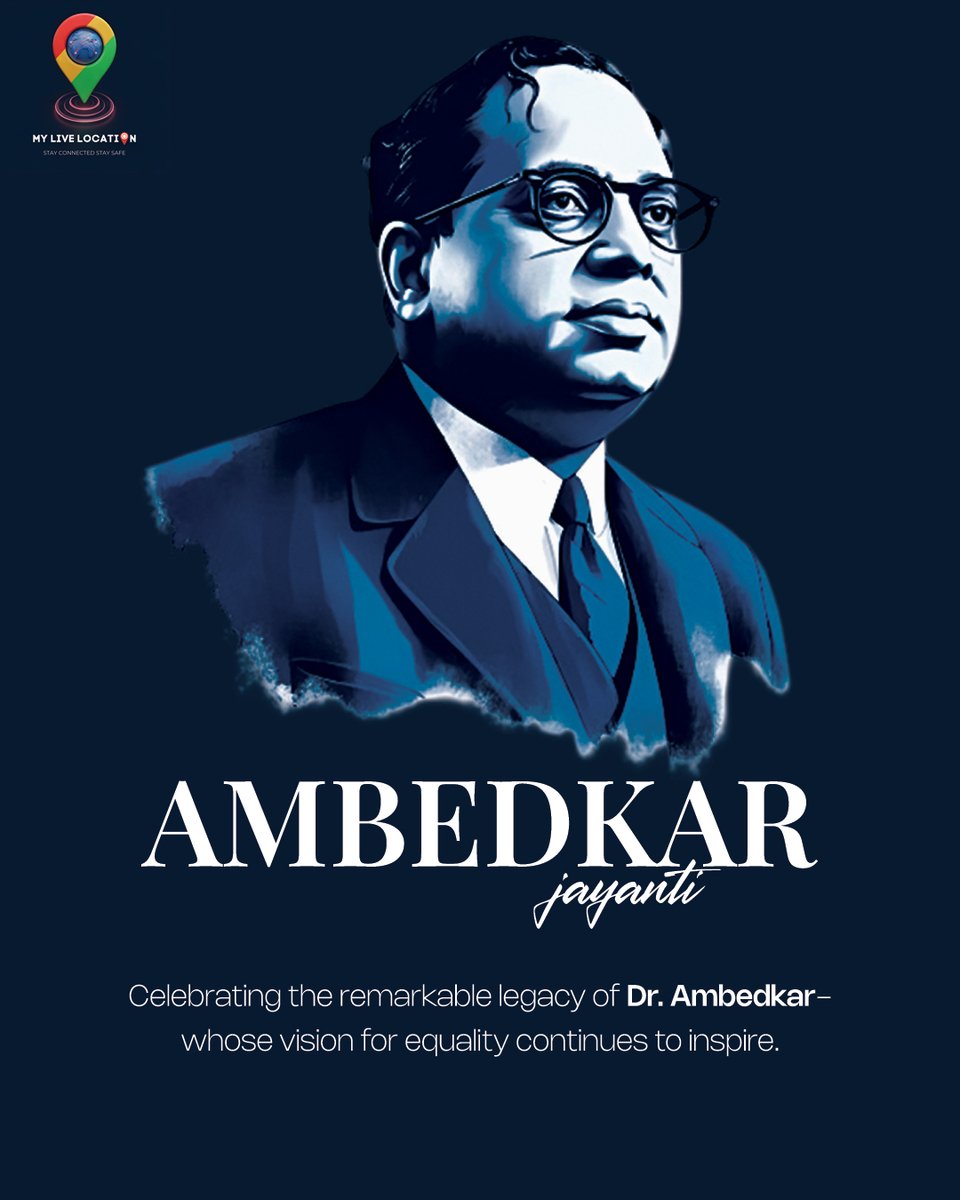location_m77028's tweet image. Honoring the legacy of B. R. Ambedkar 🙏

A true symbol of equality &amp;amp; justice.Stay safe, stay connected with My Live Location App 📍

Real-time location sharing for your loved ones.

#AmbedkarJayanti #SafetyFirst #LiveLocation #StayConnected