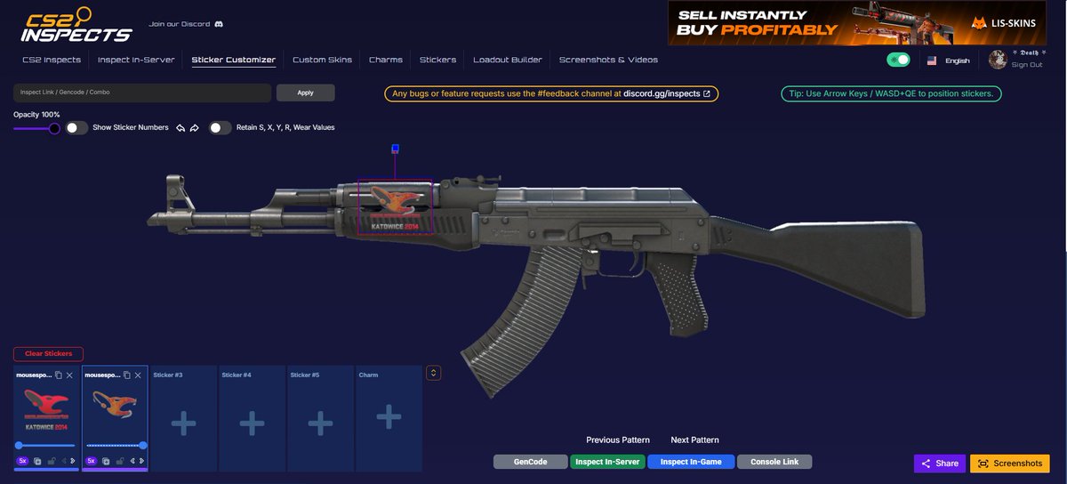 Fumez_TTV's tweet photo. ‼️FAKE/MODIFIED KATO 14 MOUSE HOLO‼️
.
1x pre applied kato 2014 mouse paper
1x mouse 2017 krakow holo scrapped
.
kato 14 holo - $4500
krakow 17 holo - $28
.
#cs2 #csskins #ohnepixel #counterstrike #skins @ohnePixel @FlareyCS @ExerpasCS @ArowCS @Epidemic https://t.co/qCJAHCSbIl