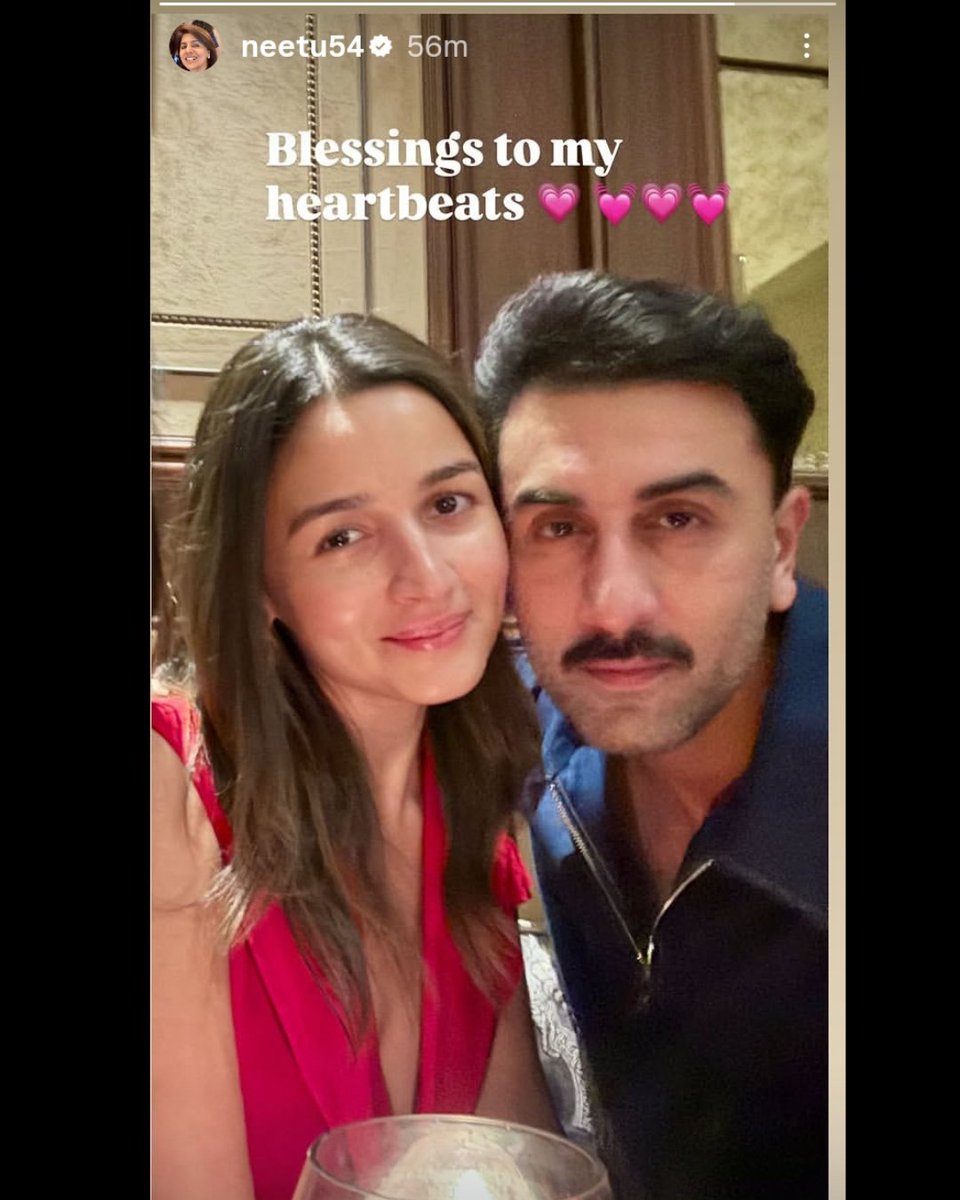 filmfare's tweet image. Anniversary love pours in for #AliaBhatt and #RanbirKapoor as Neetu Singh, Riddhima Kapoor Sahni and Soni Razdan share heartfelt wishes. 💖 

#Celebs