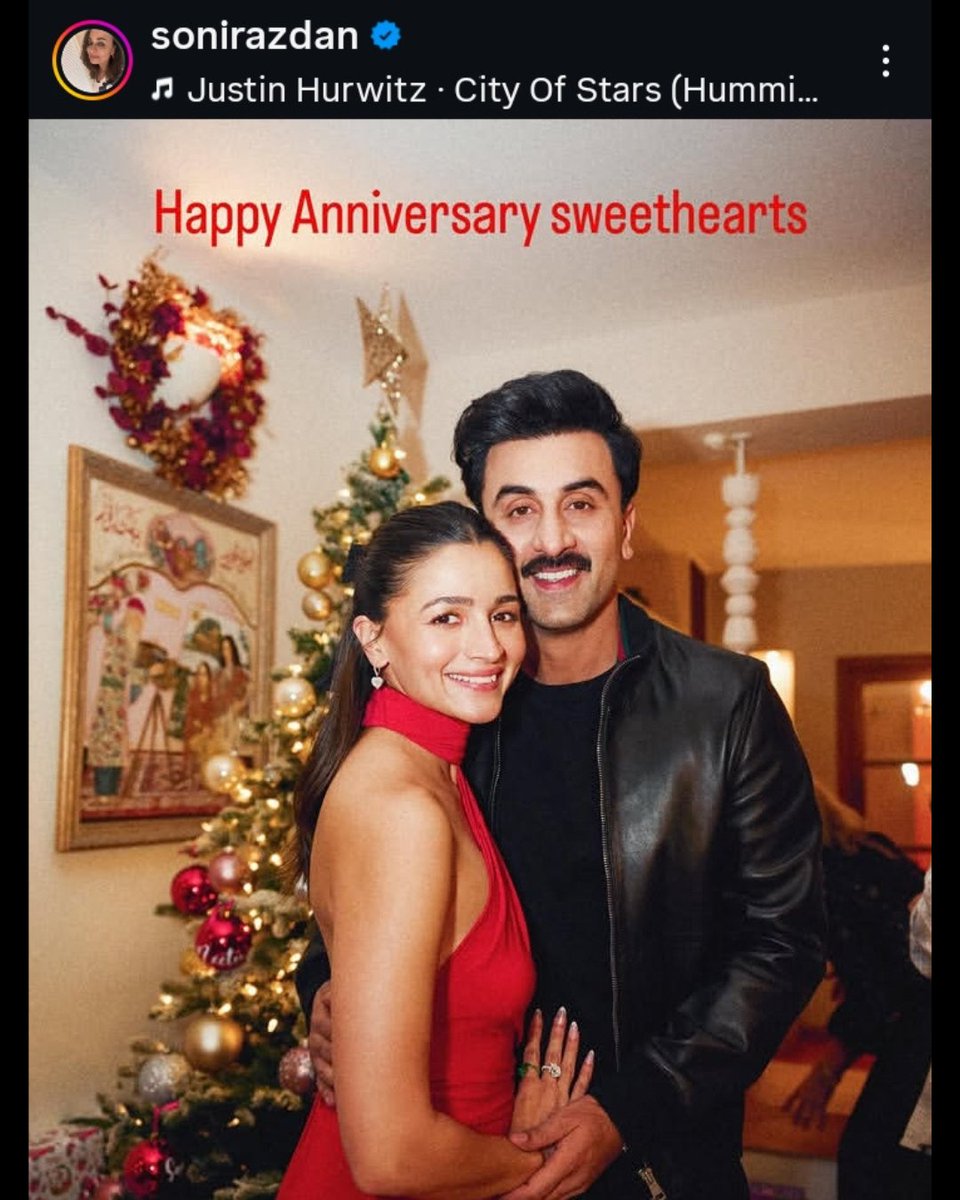 filmfare's tweet image. Anniversary love pours in for #AliaBhatt and #RanbirKapoor as Neetu Singh, Riddhima Kapoor Sahni and Soni Razdan share heartfelt wishes. 💖 

#Celebs
