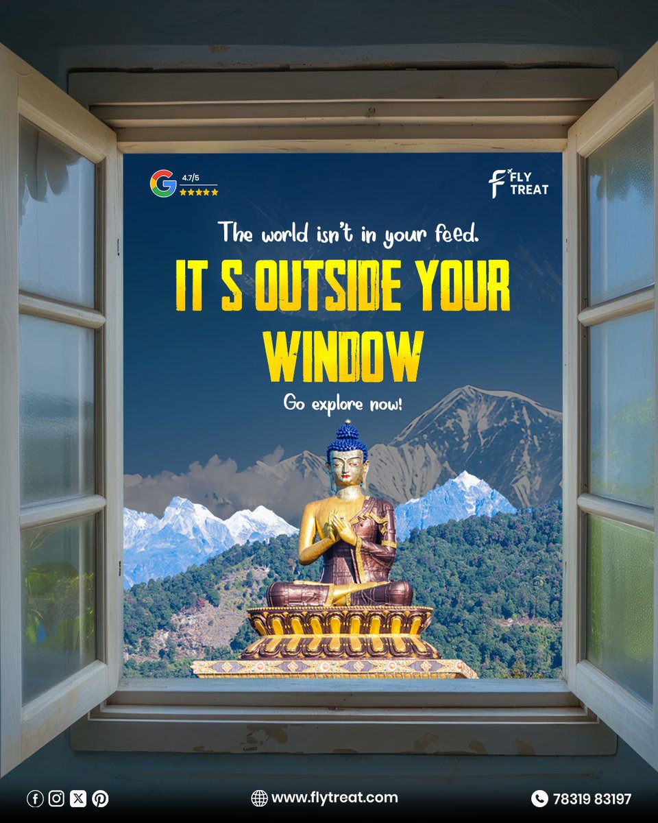 Flytreat_Tour's tweet photo. No Internet… but full signal to your soul 🌄✨”

Delete the apps, not the memories.
Trade your Wi-Fi for mountains, peace, and stories worth telling.🌍❤️

📍 Your next adventure starts here
📞 78319 83197 https://t.co/YfcDUjoc2A