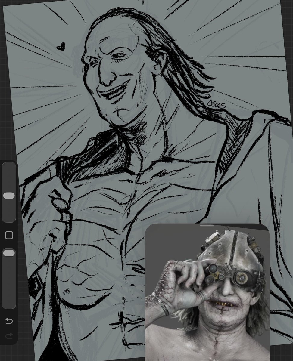 cageyshick's tweet image. Can’t sleep so I doodled old man Victor~ 

#Victorgideon #Sketch #Workinprogress