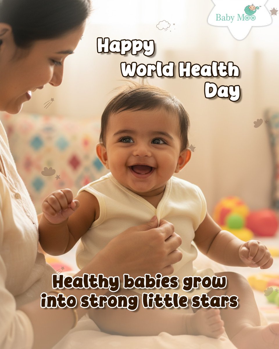 BabyMooin's tweet image. Healthy habits start early — and small routines make a big difference.
#BabyMoo #WorldHealthDay #HealthyBabyHabits #ParentingIndia #MadeWithMoo