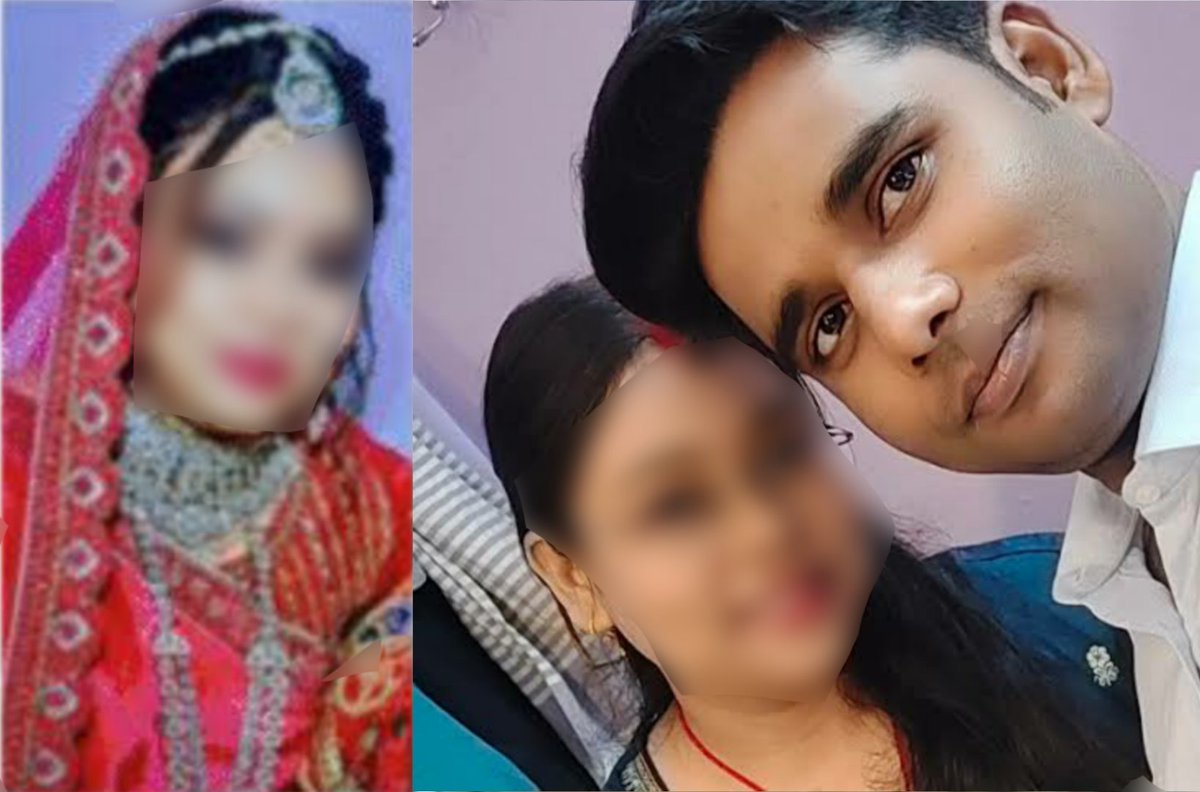 Delhiite_'s tweet photo. SI's Wife Shot Dead With His Service Pistol... Suicide or Cold-Blooded Murder?

📍 Munger, Bihar

Madhu Kumari (29), wife of Sub-Inspector Chandan Kumar, was shot through the chest with his service revolver at their rented home. 
The couple had married in February 2025.

Neighbours reported a heated argument earlier that morning. The gunshot was heard around 6:30 PM... Madhu was rushed to hospital but declared dead on arrival.

Husband Chandan claims he was in the bathroom when the shot fired.

Madhu's father accused Chandan of an extramarital affair with a female SI, claiming it had been a source of ongoing conflict. The family also alleged dowry harassment.

SI Chandan Kumar has been arrested and sent to jail. Investigation is ongoing.