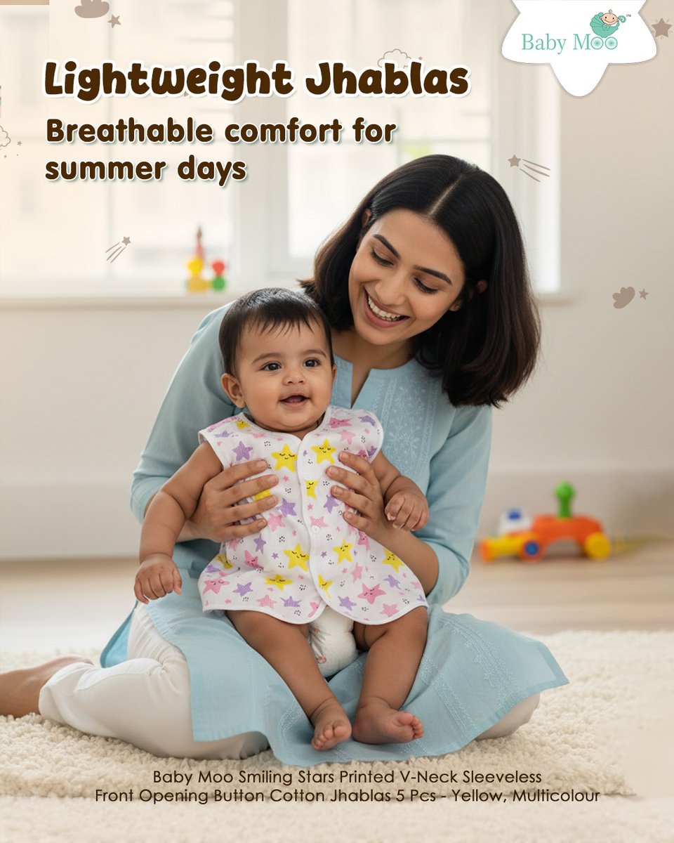 BabyMooin's tweet image. Summer is coming ☀️ and babies need extra comfort during warm days.

Save this checklist for your baby’s summer prep 👶✨

#BabyMoo #SummerEssentials #BabyCare #ParentChecklist #YourStarIsBorn