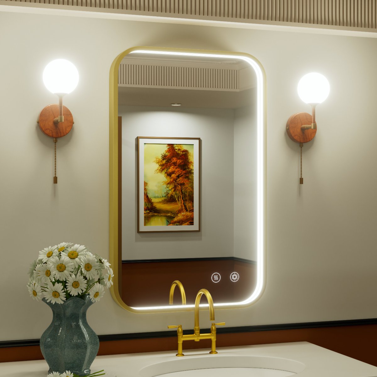 JSneijder2024's tweet image. Perfect LED bathroom mirror! 🛁
🎭 3 colors Frame: Black/Gold/Silver
🎨 3 color temperatures
🔆 Adjustable brightness
🌫️ Anti-fog function
Shop now: amazon.com/dp/B0CHRLH772?…
#BathroomRenovation #HomeEssentials