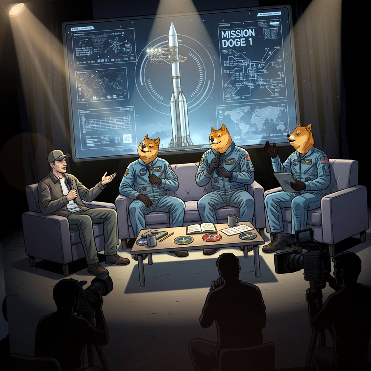 The plan has always been the same.

To send doge to space, fully funded by #dogecoin.

#DOGE1