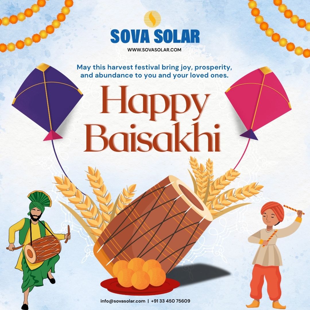 SovaSolar's tweet photo. Wishing you a joyful and prosperous Baisakhi! 🌾✨
May this harvest season bring abundance, happiness, and success to your life.
Let’s celebrate new beginnings and a brighter, sustainable future together. ☀️

#Baisakhi #HappyBaisakhi #HarvestFestival #SolarEnergy #SovaSolar https://t.co/QQO6bVbtag