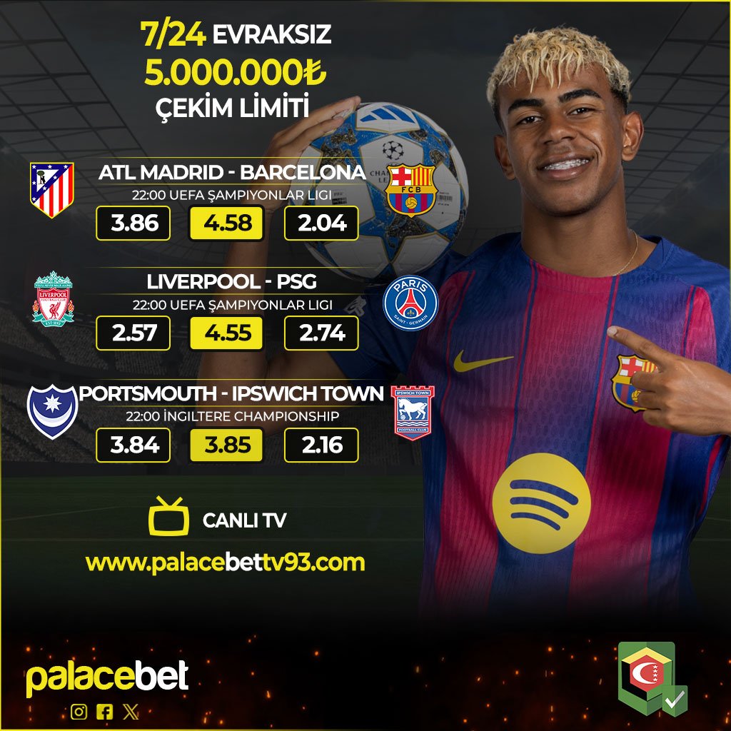 Palacebet tweet media