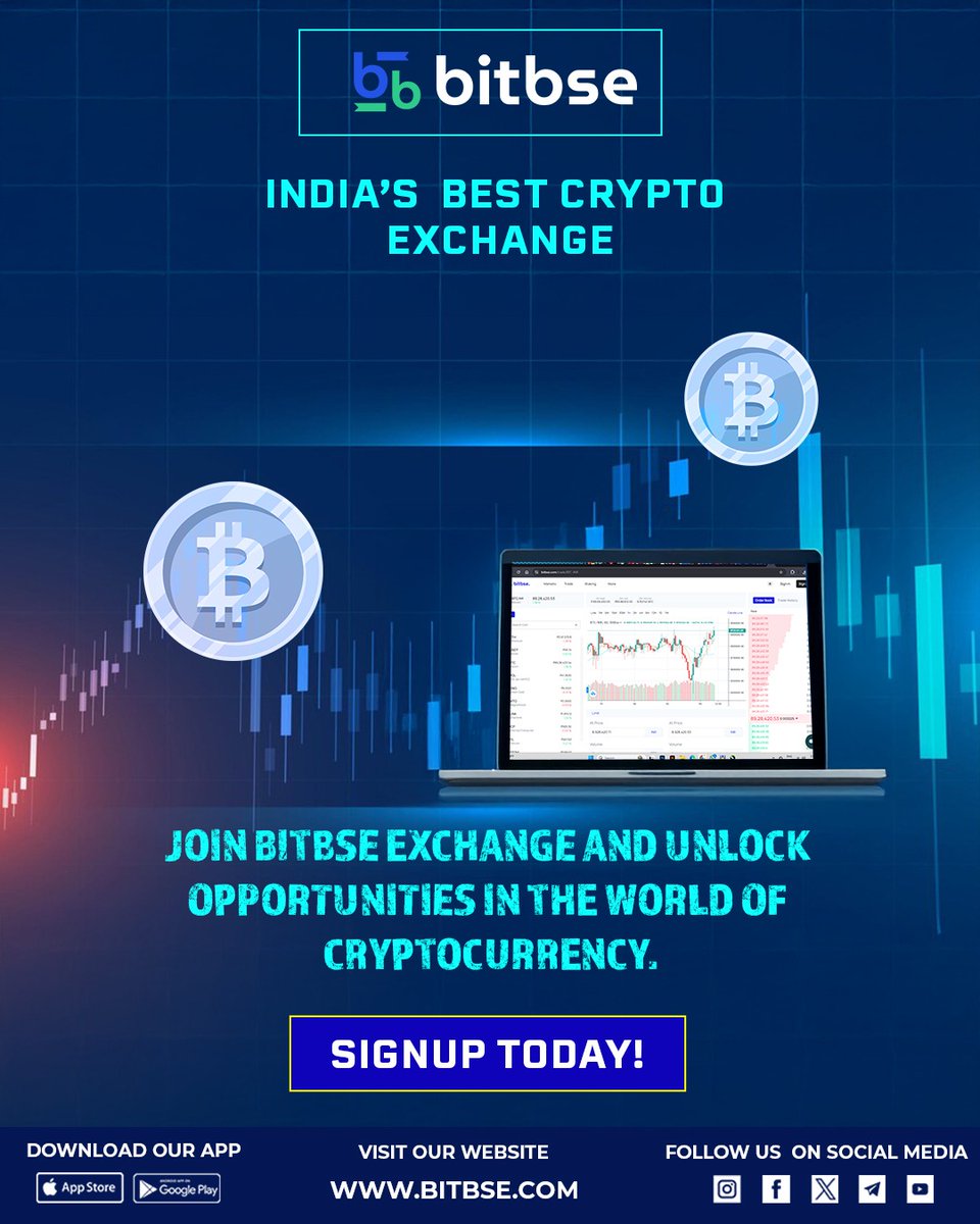 bitbse's tweet image. Doston ko invite karo aur rewards kamao!
Bitbse ke Refer &amp;amp; Earn program ke saath har referral par pao ₹100 MTG.
.
#Bitbse #ReferAndEarn #EarnRewards #CryptoIndia 
.
Disclaimer: Nothing on this page is financial advice, please do your own research!