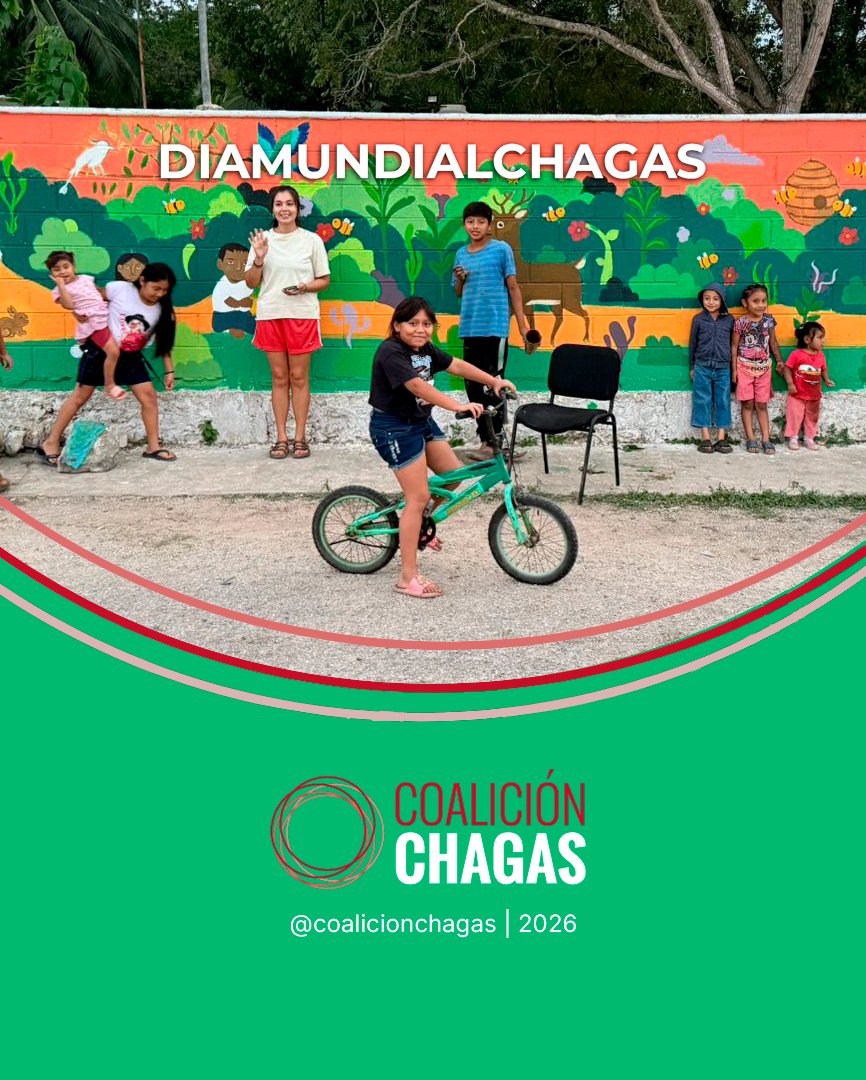 CoalicionChagas's tweet image. 🟢 Hoy es el #DiaMundialChagas🌐, y salimos comprometidos por un futuro libre de #Chagas. Este año las asociaciones destacan el papel de 📣 "las mujeres en el centro de la atención: protegiendo a la próxima generación de la enfermedad de Chagas"

👉 coalicionchagas.org/dia-mundial-de…

#NTDs