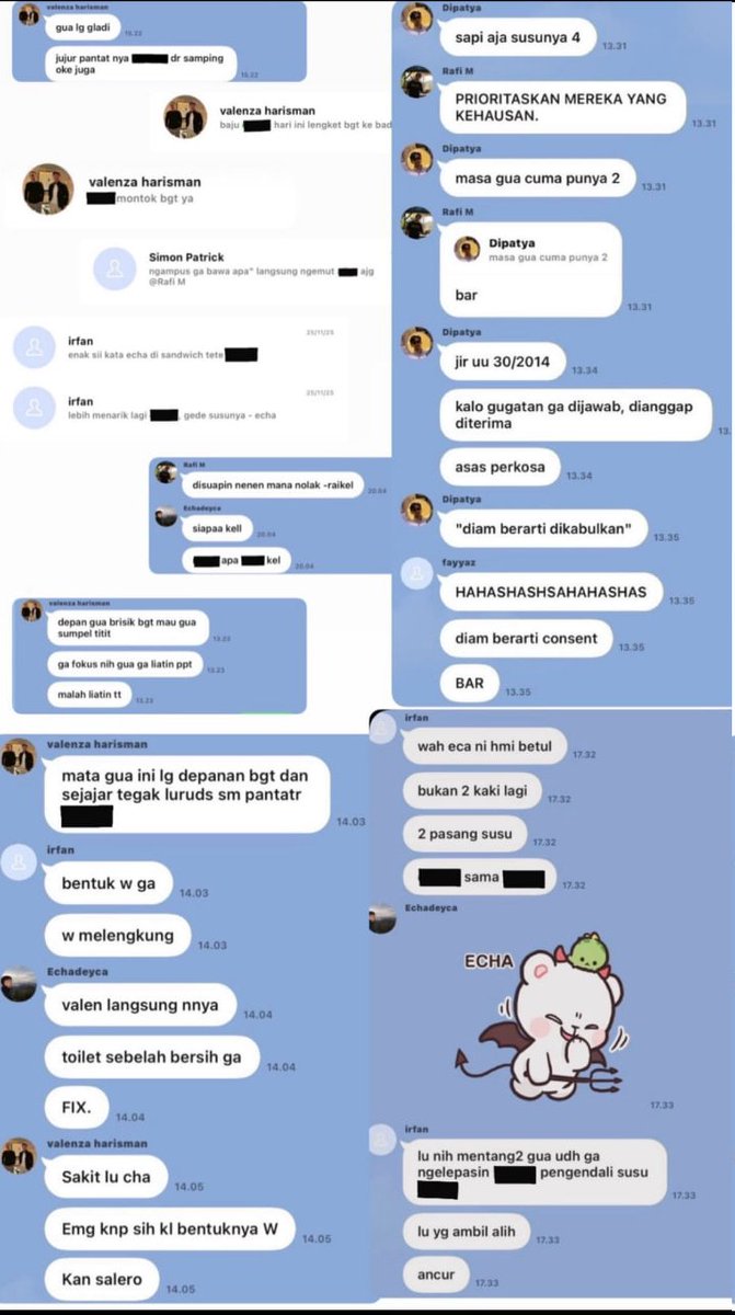 infoterkini2_'s tweet image. Bukti Chat Pelaku KS FH UI

Jadi ini belajar hukum untuk berlindung melakukan KS ?

#FH #UI #KS #USUTTUNTAS