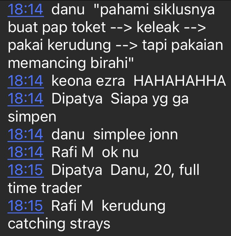 infoterkini2_'s tweet image. Bukti Chat Pelaku KS FH UI

Jadi ini belajar hukum untuk berlindung melakukan KS ?

#FH #UI #KS #USUTTUNTAS