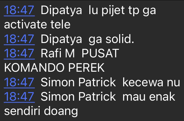 infoterkini2_'s tweet image. Bukti Chat Pelaku KS FH UI

Jadi ini belajar hukum untuk berlindung melakukan KS ?

#FH #UI #KS #USUTTUNTAS