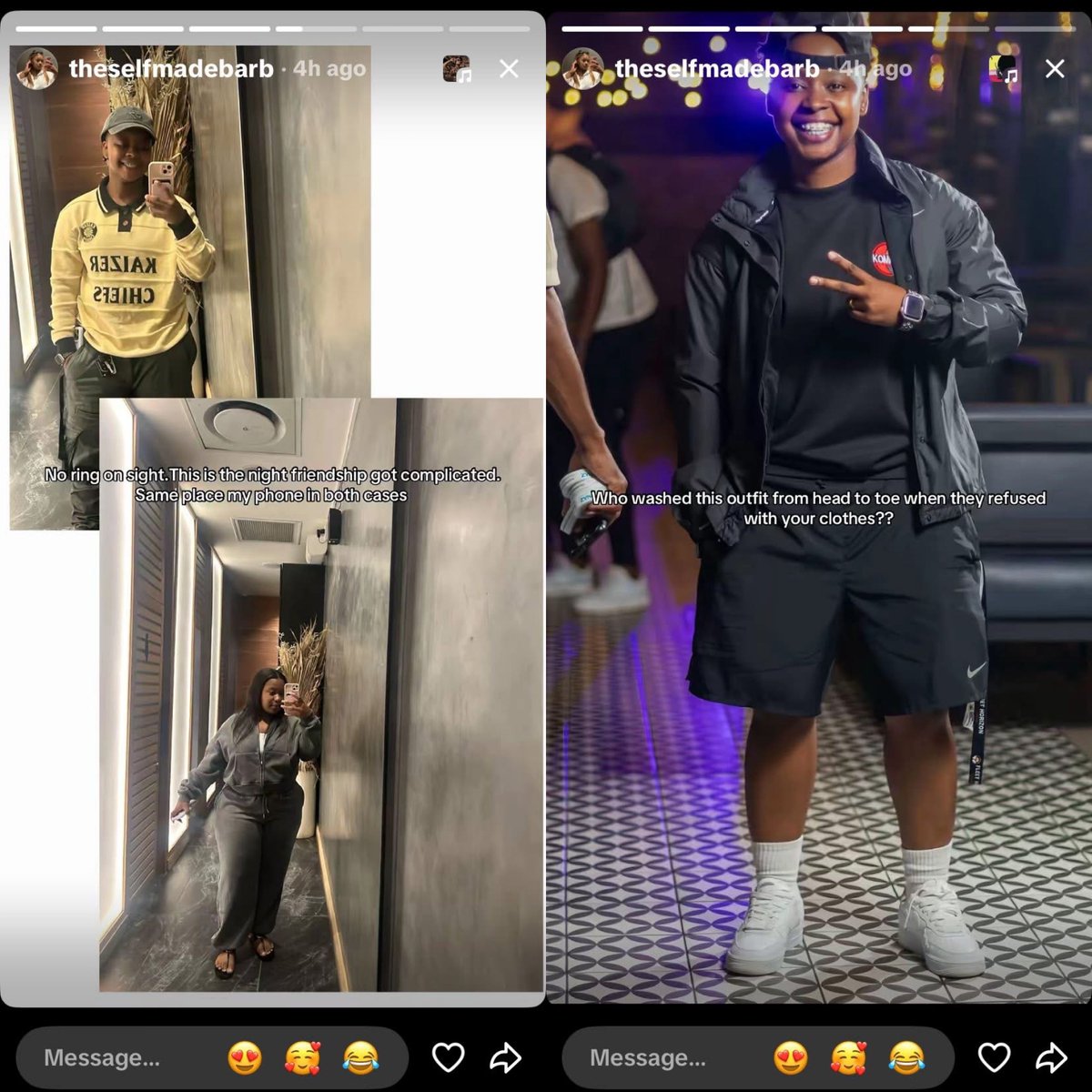 martha_zuri's tweet image. A woman known as TheSelfMadeBarbie on Tiktok is crashing out as she reveals how she has been dating Mimi, Shandesh’s girlfriend. Barbie says Mimi is always finding out and crying after she gets cheated on with boys apparently