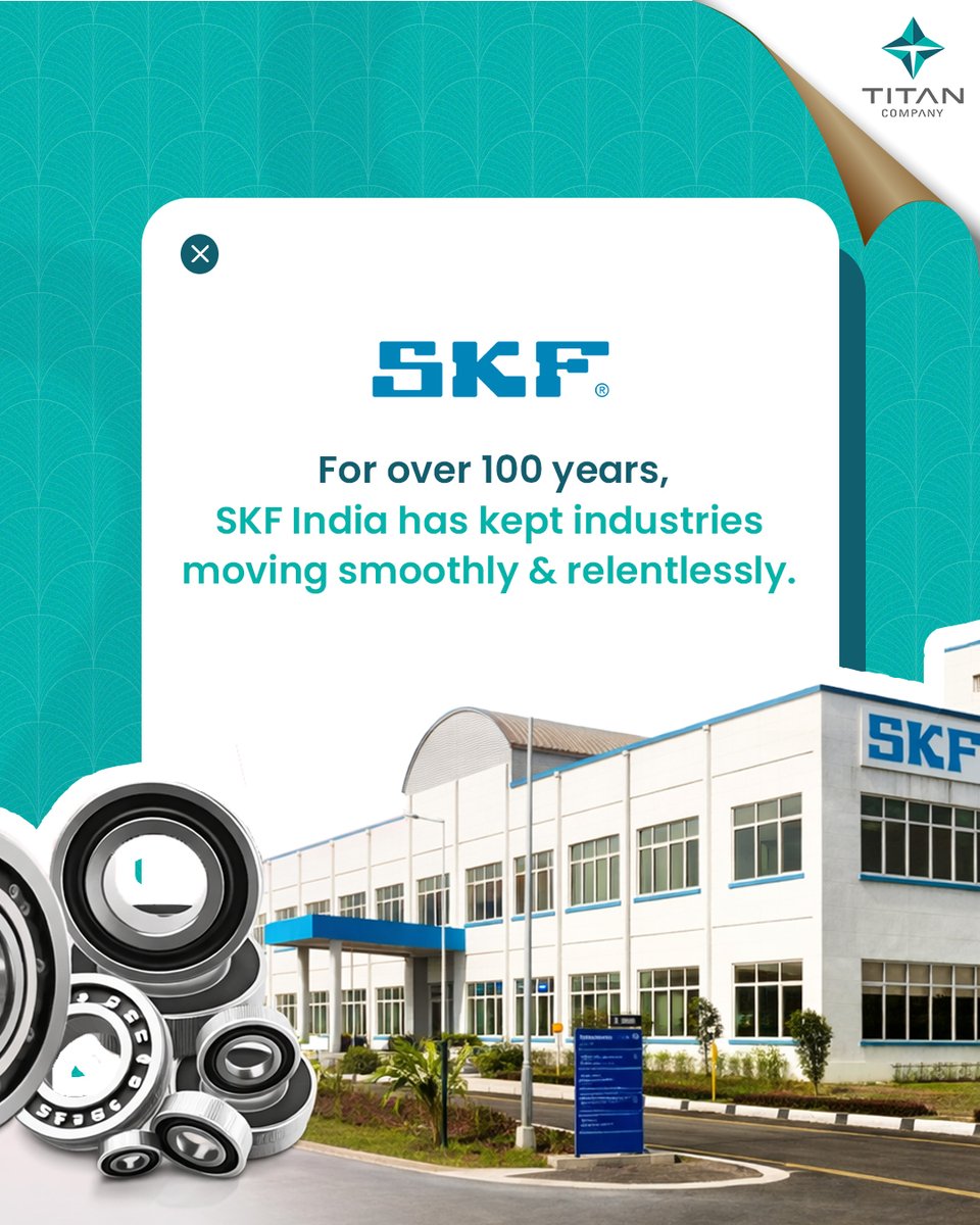 TitanGifting's tweet photo. Founded in 1923, SKF India has been driving momentum ever since. Today, they stand at the forefront of automotive and industrial engineering. So, when they came to us to commemorate a century of excellence, we knew the outcome had to reflect that legacy.​
​
#Milestones https://t.co/SDG37ykqMh
