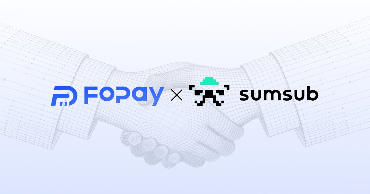 Fopayofficial's tweet image. Why FoPay requires KYC ？👇

Because a safer payment experience starts with secure identity verification.

That’s why FoPay partners with Sumsub — a leading provider of KYC, AML, and fraud prevention solutions.

🔐 Your data is encrypted
🛡️ Your information is securely handled
✅