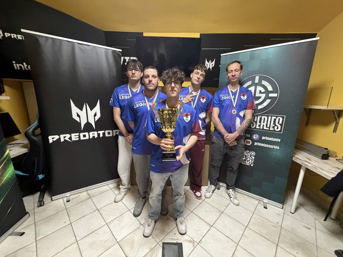 primelanseries's tweet photo. Az ICL 62 by Acer Predator BAJNOKA: Lenovo Legion Honvéd 💪

A Maesport MVP Díjat pedig marTineZ nyerte el 😎

Köszönjük szépen minden résztvevőnek ezt a 3 napot és gratulálunk! 🥰

@HonvedEsport 
@PredatorGaming https://t.co/udEbdZUgB0