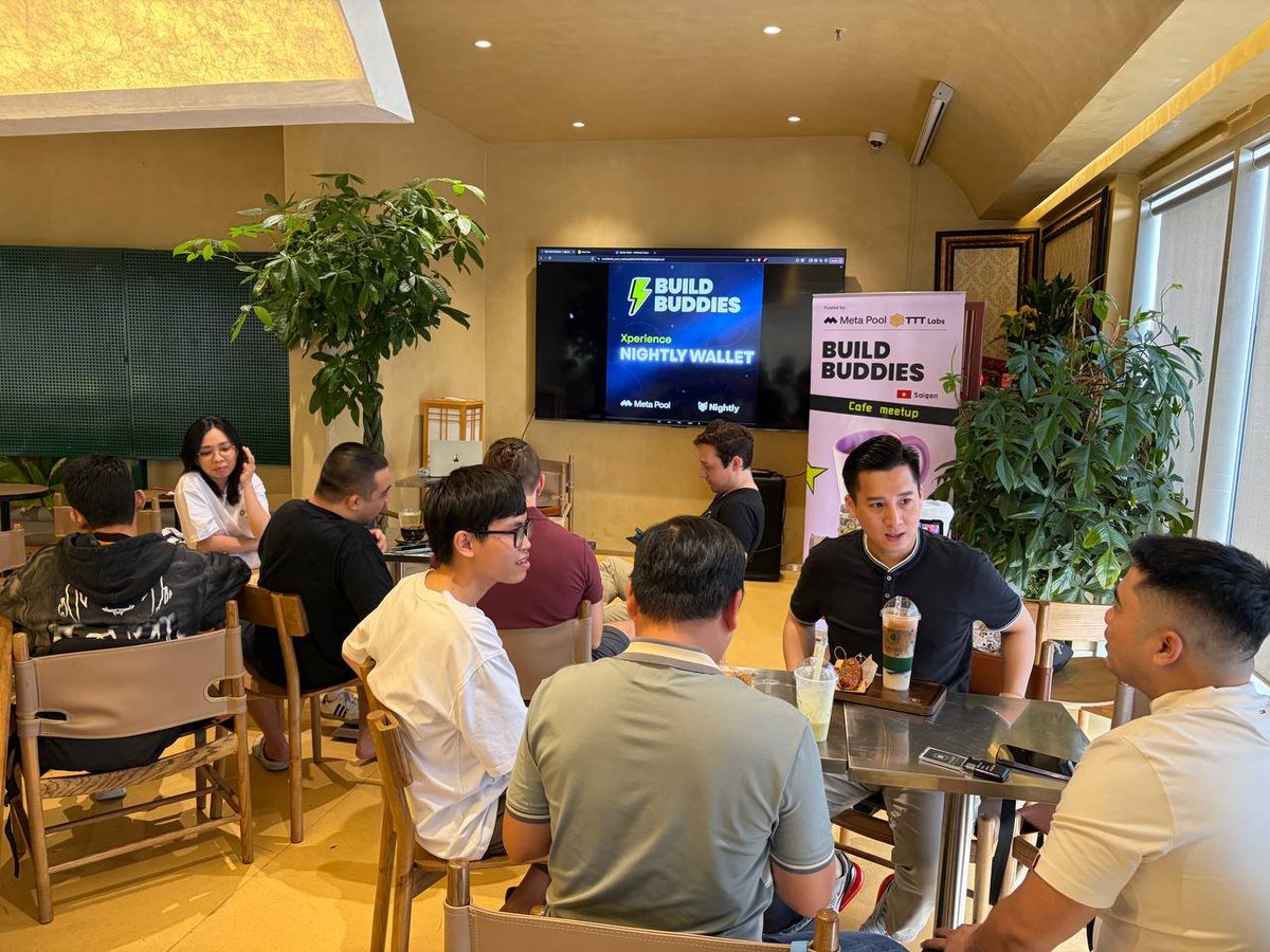 build_buddies's tweet photo. Build Buddies HCMC x Nightly Wallet meetup!

It was awesome seeing the local community gather this past week to explore the 40+ blockchains. https://t.co/7zlO8splkD