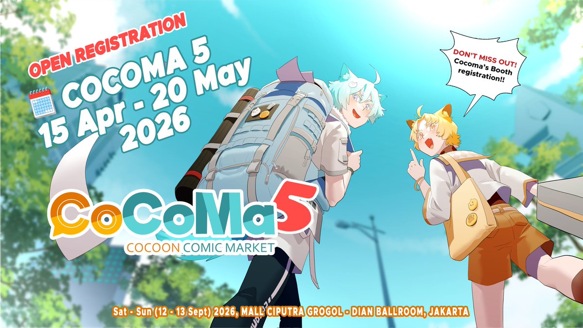 Cocoma5! 12&13 Sept ‘26 tweet media
