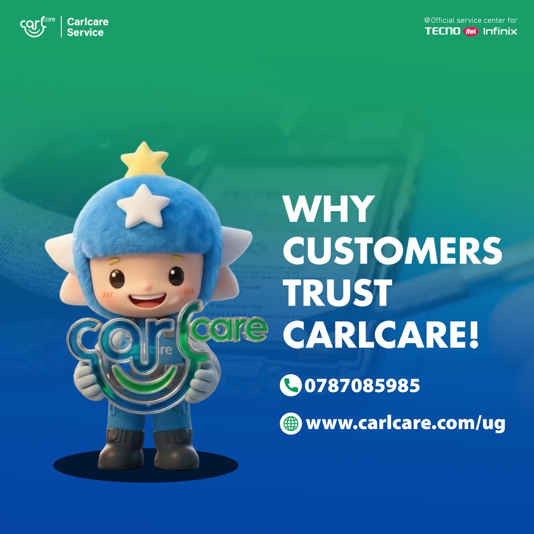 Carlcareug's tweet image. 🔧✨ Why customers trust Carlcare?

✔️ Certified expert technicians
✔️ Genuine spare parts
✔️ Reliable &amp;amp; fast service
✔️ Warranty you can count on

Visit us now, Your device deserves the best care 💙
📞 0787085985
🌐 carlcare.com/ug
#Carlcare #TrustedService #PhoneRepair