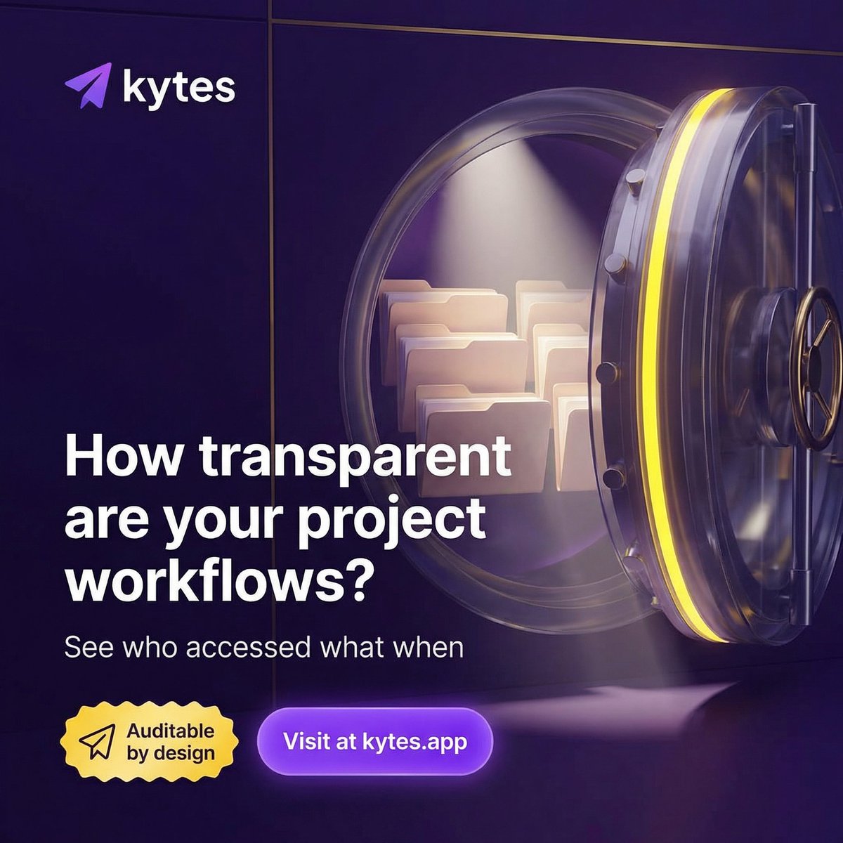 Transparency keeps projects aligned and teams empowered. 📊
Share updates, surface roadblocks, and enable real-time visibility to boost collaboration and trust.
Clear workflows = better outcomes. 🌟

👉 Learn more at kytes.app

#SecureDataRooms #B2BSales #KytesApp