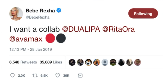 internet celebrity tweet media