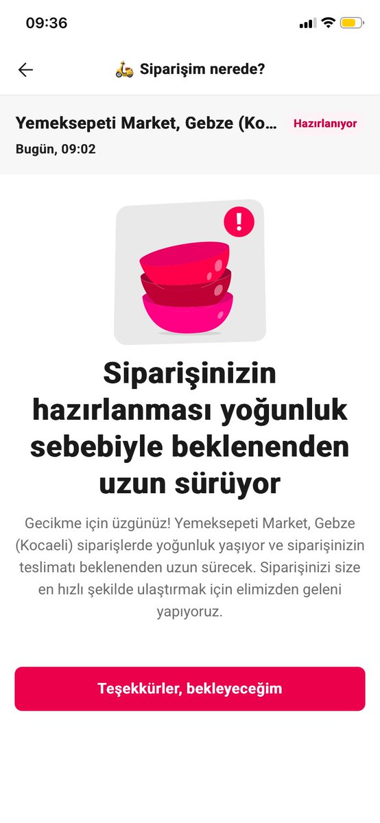 zeynepket's tweet photo. Kafanıza göre süreyi uzatıp bir de zorla bekletiyorsunuz bir de teşekkür ettiriyorsunuz valla şu şekil yüzsüz olacaksın @ys_market https://t.co/vkTMmB4fFw