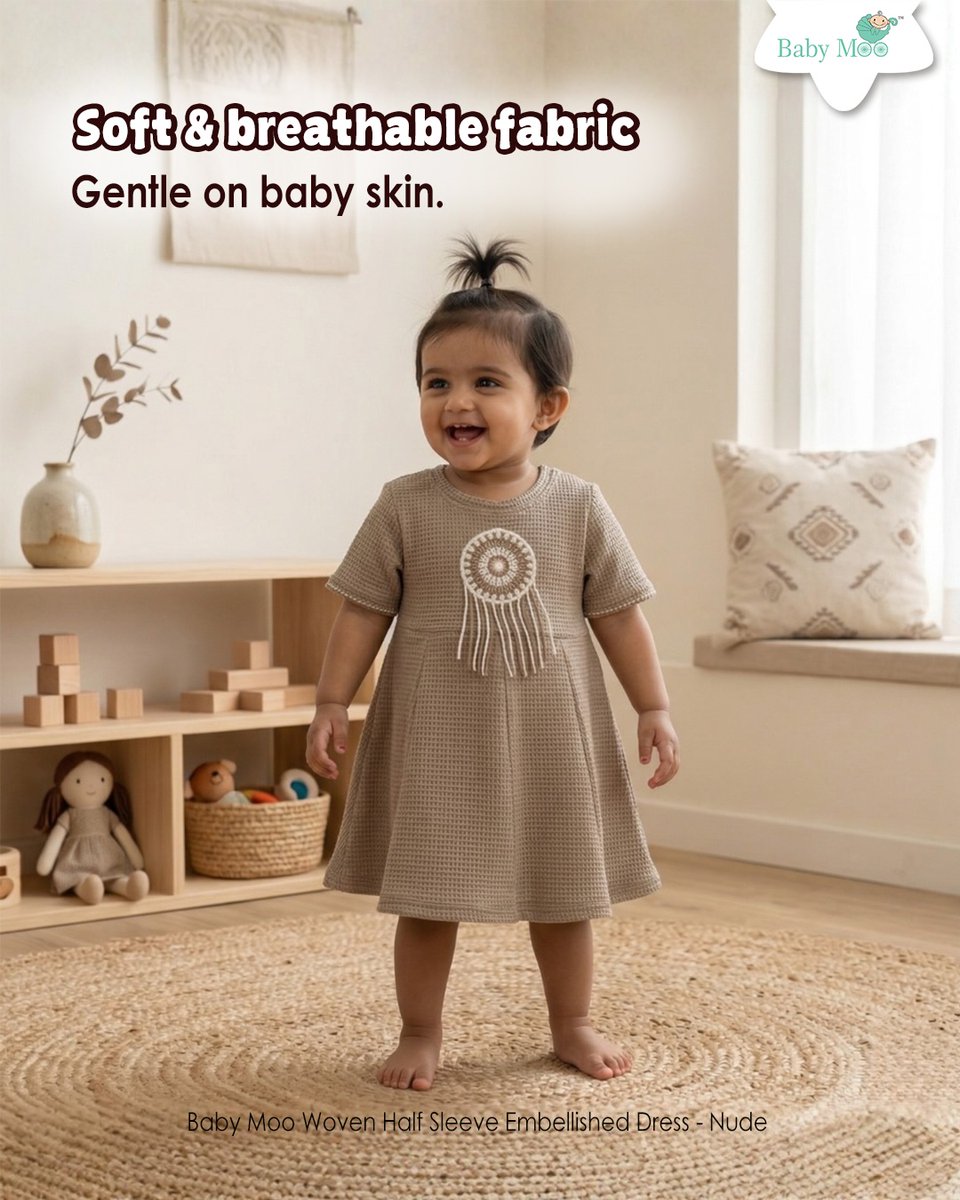 BabyMooin's tweet image. Little dresses for the cutest little moments 👗

Our new frock designs are made for comfort, style, and tiny twirls. Perfect for outings, celebrations, and everyday smiles.

Which design is your favourite? 💕

#BabyMoo #FrockDress #BabyFashion #NewArrival #YourStarIsBorn