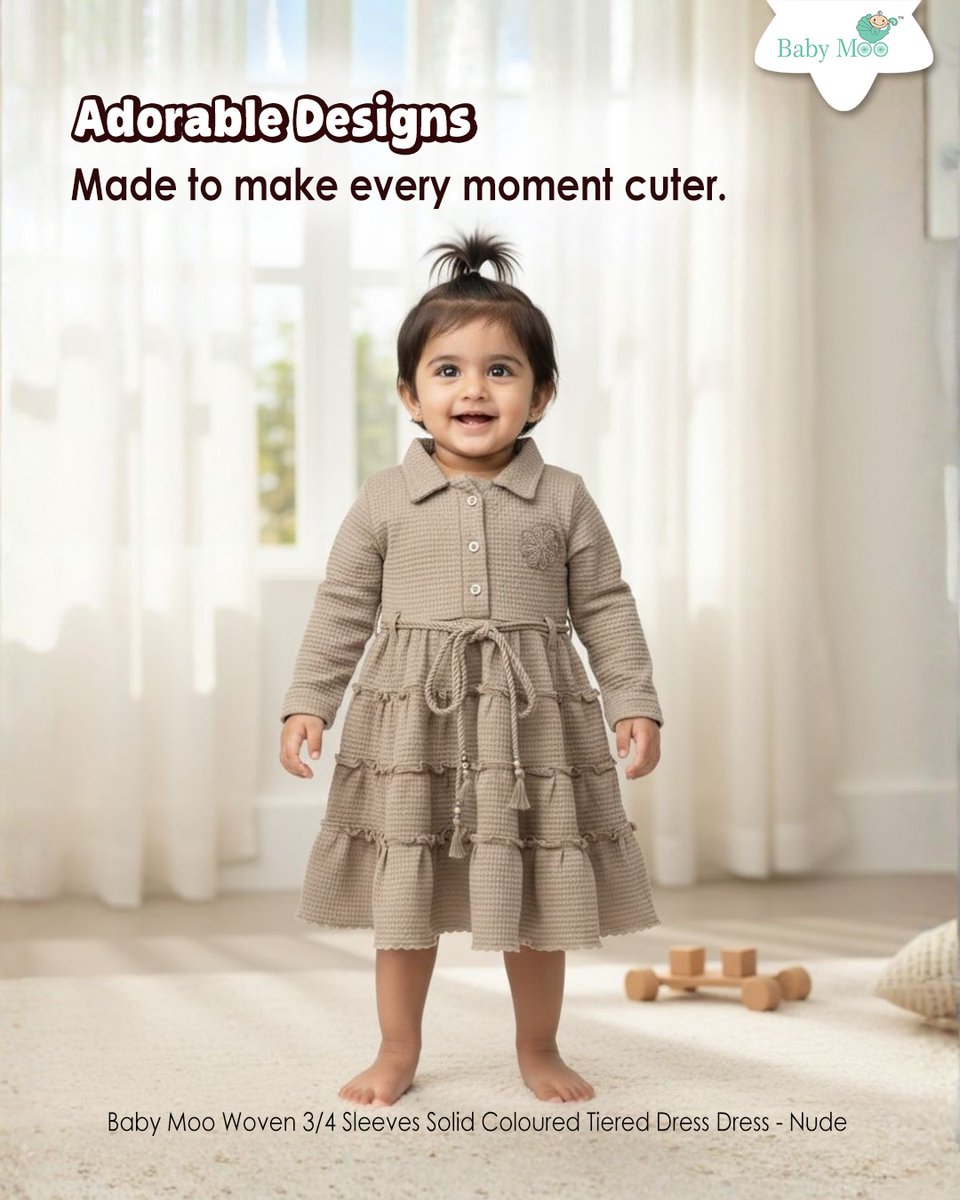 BabyMooin's tweet image. Little dresses for the cutest little moments 👗

Our new frock designs are made for comfort, style, and tiny twirls. Perfect for outings, celebrations, and everyday smiles.

Which design is your favourite? 💕

#BabyMoo #FrockDress #BabyFashion #NewArrival #YourStarIsBorn