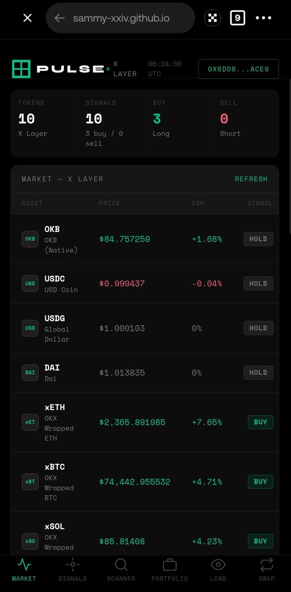 sammyXXIV's tweet image. After 3 hours of cooking on @XLayerOfficial this is what i built:)

A thread 🧵👇
#XLayerHackathon