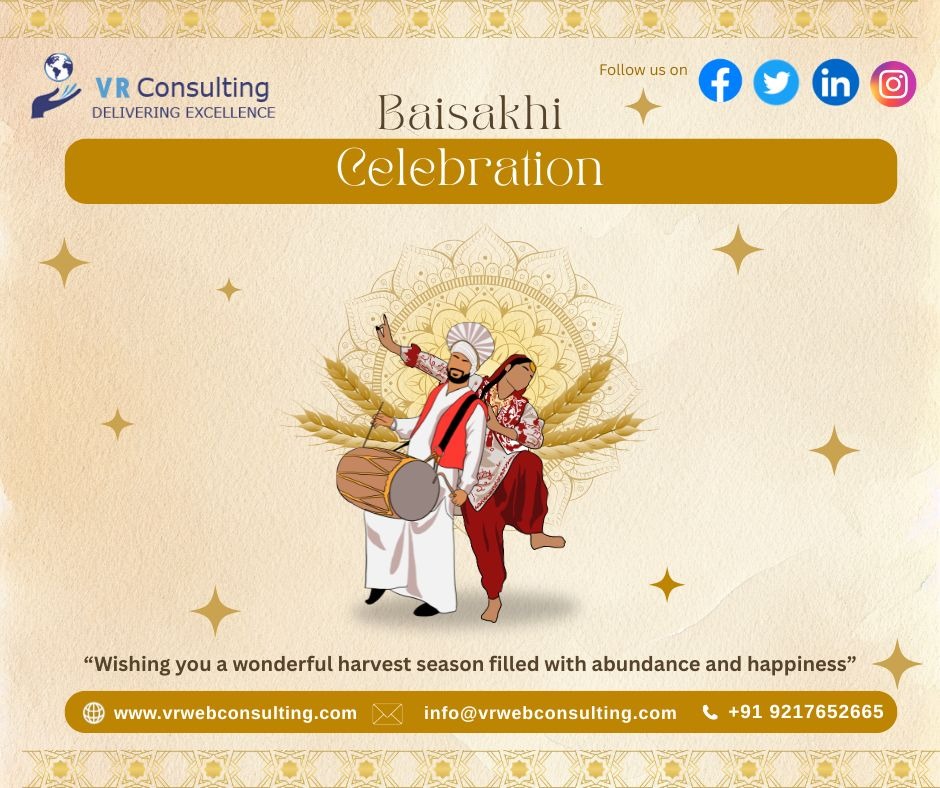 vrwebconsulting's tweet photo. Celebrate the spirit of harvest, growth, and new beginnings this Baisakhi 🌾

VR Consulting wishes you prosperity, success, and endless opportunities in the season ahead. May this festival bring positivity and growth to your journey.

#Baisakhi #Prosperity #NewBeginnings #Growth https://t.co/0f8I9FOaPi