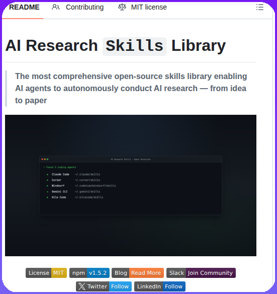 tom_doerr's tweet image. Open-source AI research skills library

github.com/Orchestra-Rese…