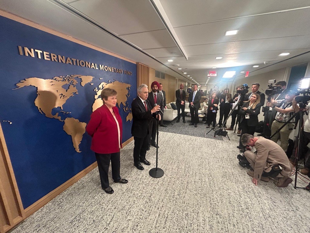fbirol's tweet photo. IMF Managing Director @KGeorgieva, @WorldBankGroup President Ajay Banga &amp; I met in Washington for the inaugural meeting of our Emergency Coordination Group on the impacts of the Middle East conflict on energy markets, the global economy &amp; the most vulnerable economies. @IMFNews https://t.co/HGi8hc1slc