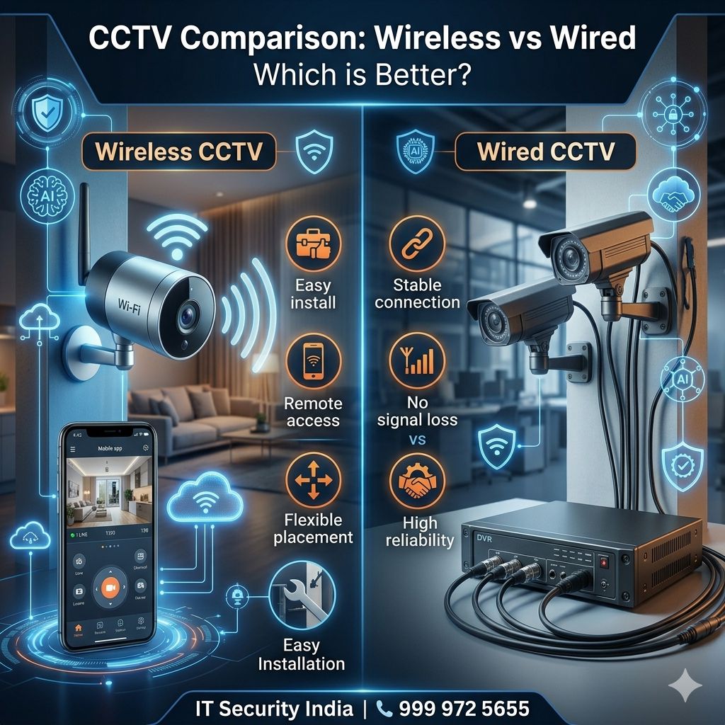 itsecurityindia's tweet image. Wireless vs Wired CCTV – कौन सा बेहतर है? 🤔
अगर आप अपने घर या ऑफिस के लिए CCTV लगवाने की सोच रहे हैं, तो ये वीडियो आपके लिए है!
999 972 5655

#CCTV #WirelessCamera #WiredCCTV #SecuritySystem #HomeSecurity #OfficeSecurity #CCTVInstallation #Gurgaon #ITSecurityIndia #SmartSecurity