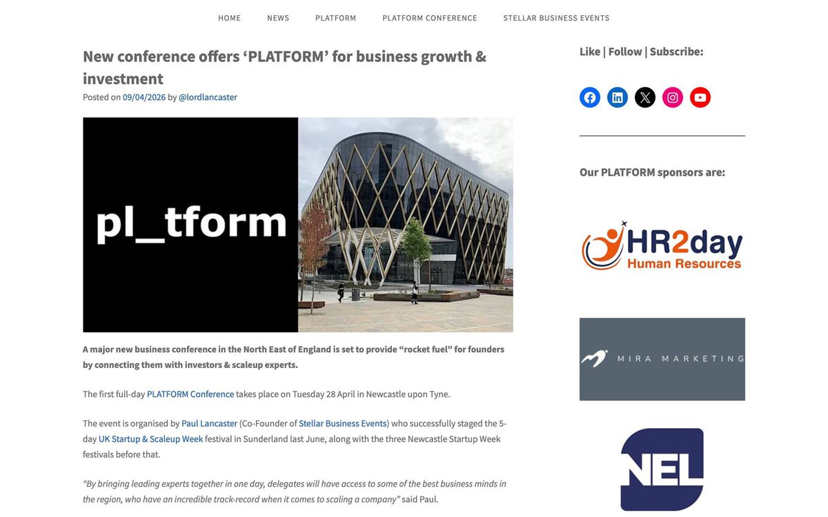 PLATFORM tweet media