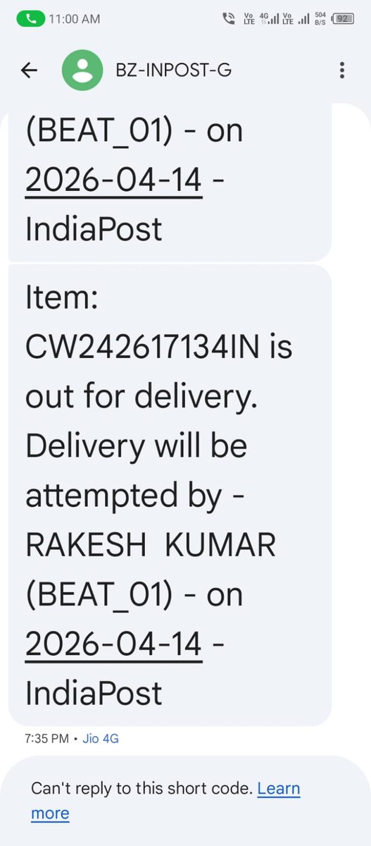 SHEW62013398's tweet photo. @IndiaPostOffice Post man is not doing their job mobile number written on the parcel and many more parcel delivered before same address but today said insufficient address sonagopalpur post office is closed worst system doing nothing only doing harassment https://t.co/VFkhrXR9po