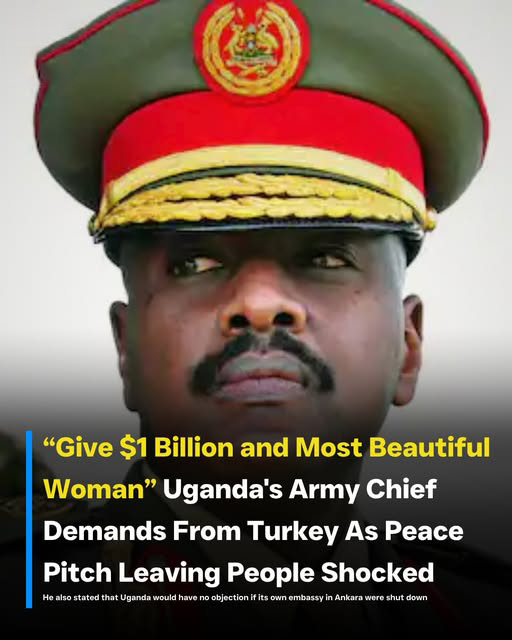 TheVelocityNews's tweet photo. युगांडा के सेना प्रमुख की तुर्की से अजीबोगरीब मांग
#uganda #turkey #thevelocitynews

Read : https://t.co/8biiqOe9fu https://t.co/Uwd0fluJ28