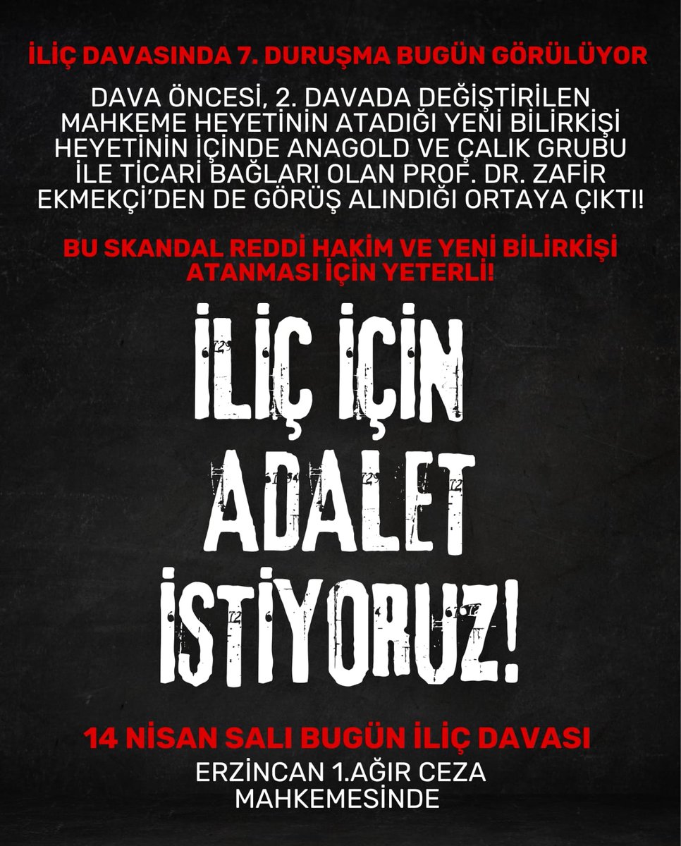 İliç Doğa ve Çevre Platformu tweet media
