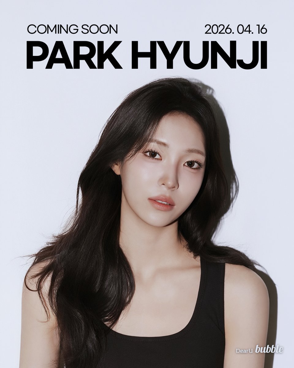 dearu_bubble's tweet image. [📢] COMING SOON

2026.04.16 11AM (KST)⏰

박현지와 STARS bubble에서 만나요!
Meet Park Hyunji on bubble with STARS🫧

-
APP DOWNLOAD
📲bit.ly/STARSbubble

bubble TICKET (Web)
💌store.dearu.com/stars

#bubble #버블
#bubblewithSTARS #STARSbubble
#ParkHyunji #박현지