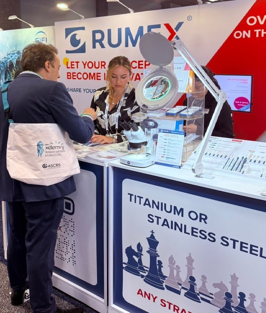 Rumex_Co's tweet photo. ASCRS 2026 in Washington is now behind us.

Thank you to everyone who stopped by. Whether you came with a specific question or just a bit of curiosity, we appreciate the time.

We invite you to take a look at some moments from the event below.

#RUMEX #ASCRS #OphthalmicSurgery https://t.co/xfXlKXnkki