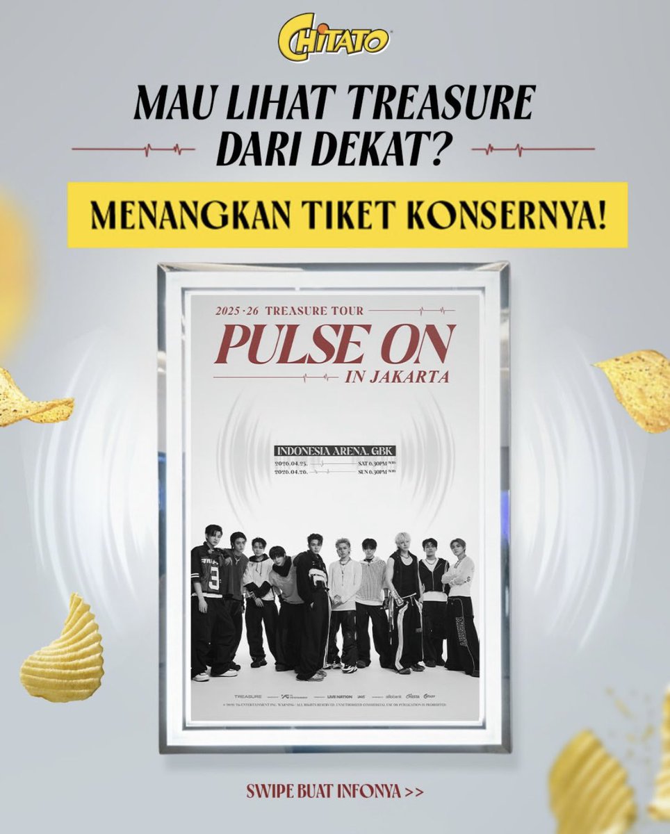 fromhwanie's tweet photo. chitato lagi ngadain giveaway tiket treasure pulse on lagi guyss, bisaa beli packagenya di shopee lebih murahh harganya

chitato teume duo pack
https://t.co/DcX0Q6ilZn

chitato pulse duo pack
https://t.co/1VbonFOyG7 https://t.co/3X0v1nZbOH