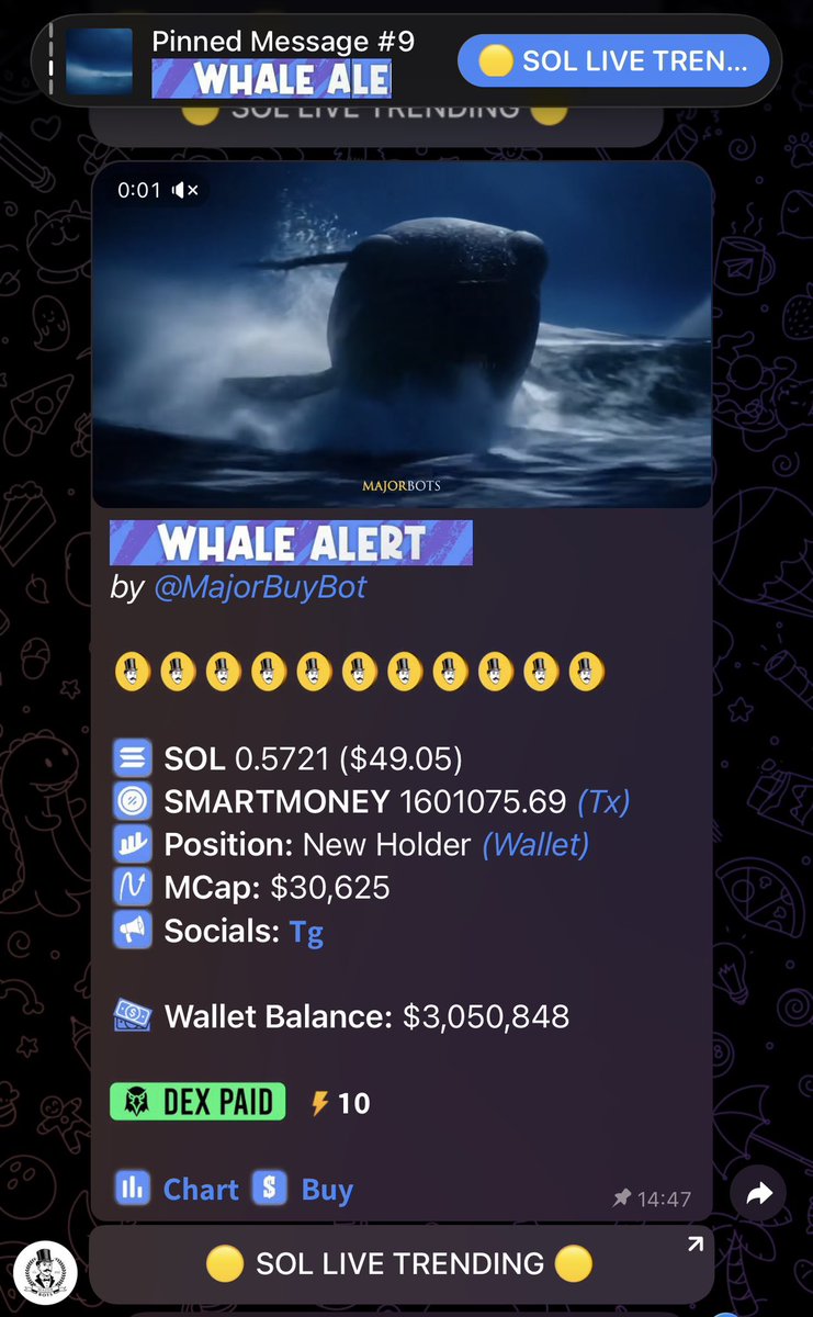 SmartMoney_0's tweet photo. We welcome all whales into $SMARTMONEY. https://t.co/R9lulaXWkK