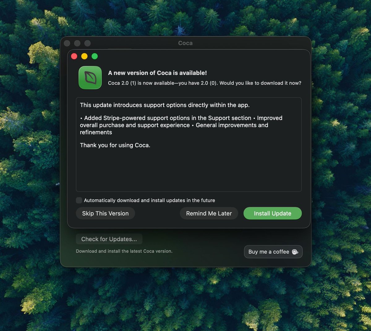 ANGOmarcello's tweet photo. When I had trouble getting the Deep Control feature of Coca 2.0 into the App Store, https://t.co/NWR4PPqjOp was there for me. ❤️ It is actually a very solid piece of infrastructure to deploy outside MAS on a Mac. You can deploy a clean update in minutes. #macdev #indiedev https://t.co/lmxbLdJ2oZ